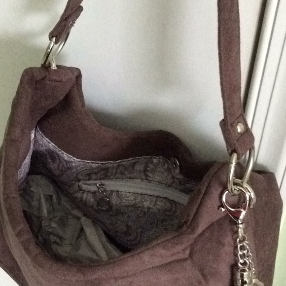 Bella Russo suede slouch handbag - Picture 2 of 8